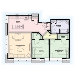  Floor Plan Cadillac House 2 Bedroom