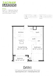 Bishop Suite F1 - 1 Bedroom Typical