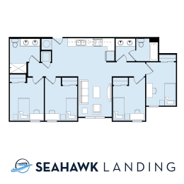 4 Bed 2 Bath  Accessible