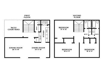 Floor Plan Three Bedroom Floor Plan