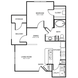 A3 Floor Plan at Stoneleigh on Spring Creek, Texas