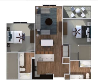 2 bed 2 bath I at The Royale at CityPlace, Kansas