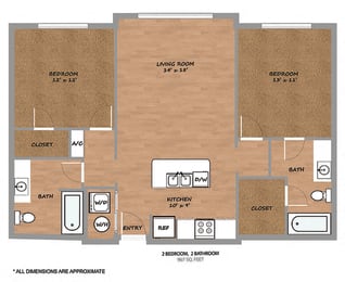 Indigo-Floorplan at Urban Square, Texas