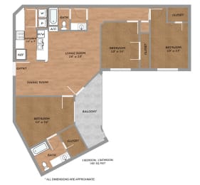 P2-Matrix-Floorplan at Urban Square, Denton, TX