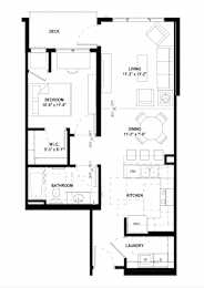 Compass Pointe Apartments in New Hope MN A2_728 sf