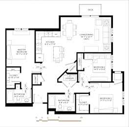 Village Commons Townhomes in Savage, MN Connelly C2 Floorplan