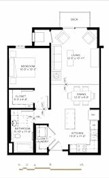Village Commons Townhomes in Savage, MN Crest A2 Floorplan