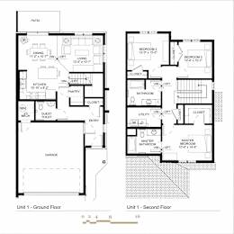 Village Commons Townhomes in Savage, MN Woodhill Floorplan