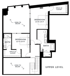 3+A Floor plan at Custom House, Minnesota