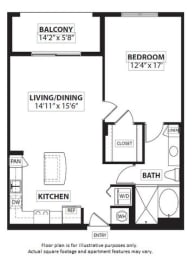 Floorplan at Windsor at Doral,4401 NW 87th Avenue, FL 33178