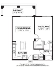 Floorplan at Windsor at Doral,4401 NW 87th Avenue, 33178
