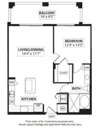 Floorplan at Windsor at Doral,4401 NW 87th Avenue, Miami