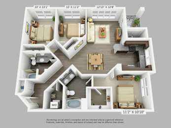  Floor Plan Auraria