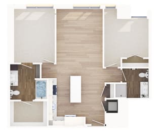 The Pearl - Hawthorn Floor Plan at The Pearl, Maryland