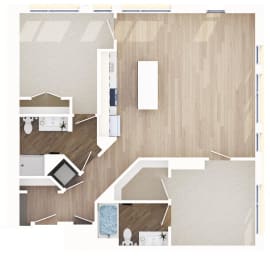 The Pearl - Indigo Floor Plan at The Pearl, Maryland