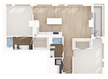 The Pearl - Laurel Floor Plan at The Pearl, Maryland