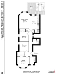 Floor Plan Three Bedroom