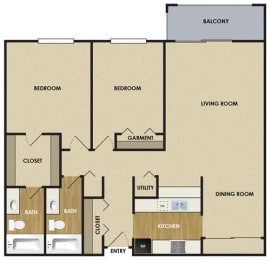 Floor Plan Birch - 2A