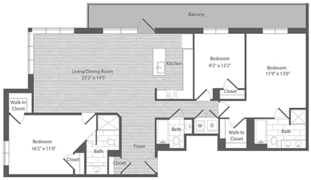 three bedroom apartments in Merrifield VA