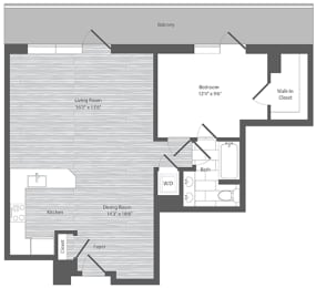 Merrifield 1 bedroom apartments VA