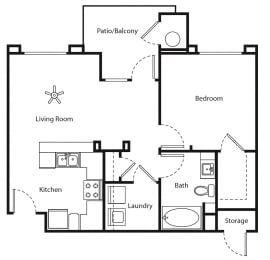 Corona, CA Metro at Main Apartments 1 bedroom 1 bath