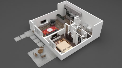One Bed One Bath C1