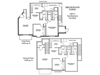  Floor Plan 2 Bedroom