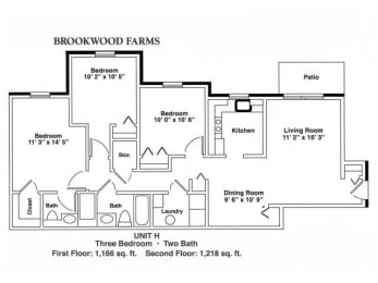  Floor Plan 3 Bedroom
