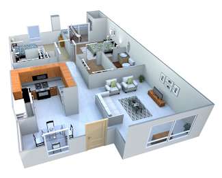 2 Bedroom Floorplan at San Lucas Apartments, Tolleson, 85353