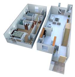 2TH Floorplan at San Angelin Apartments, Mesa