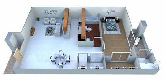 1A Floorplan at San Angelin Apartments, Arizona