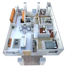 3A Floorplan at San Angelin Apartments, Mesa, 85206