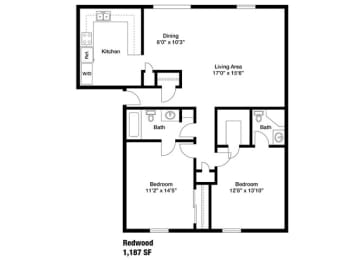  Floor Plan Redwood