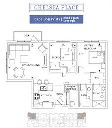 Chelsea Place - 2 Bedroom 2 Bath - Cape Bonavista