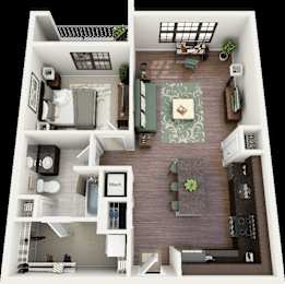  Floor Plan 1A
