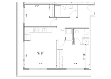  Floor Plan 6B Flat