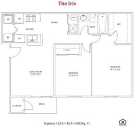 Floor Plan  The Iris