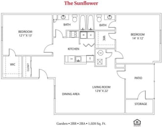Floor Plan  The Sunflower