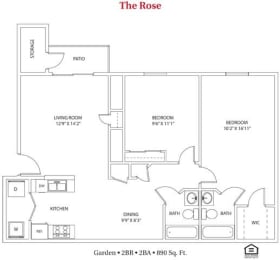  Floor Plan The Rose