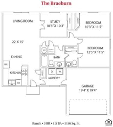  Floor Plan The Braeburn