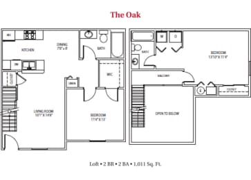  Floor Plan The Oak