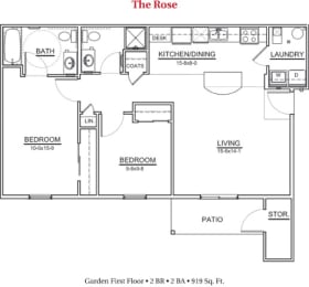  Floor Plan The Rose