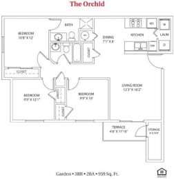  Floor Plan The Orchid