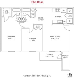  Floor Plan The Rose
