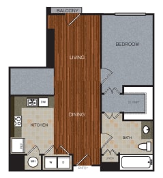 A3D Floor Plan at Berkshire Riverview, Austin, TX, 78741