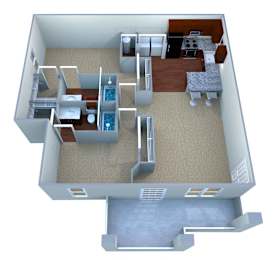 Floor Plan  Custom Deluxe III - Phase I