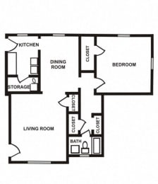 1 bed 1 bath at Avondale Station Apartments, Decatur