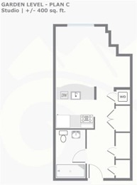  Floor Plan Garden Level Plan C