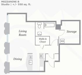  Floor Plan Mezzanine B