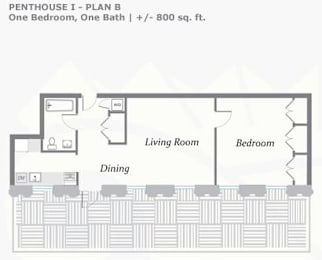  Floor Plan Penthouse 1 Plan B